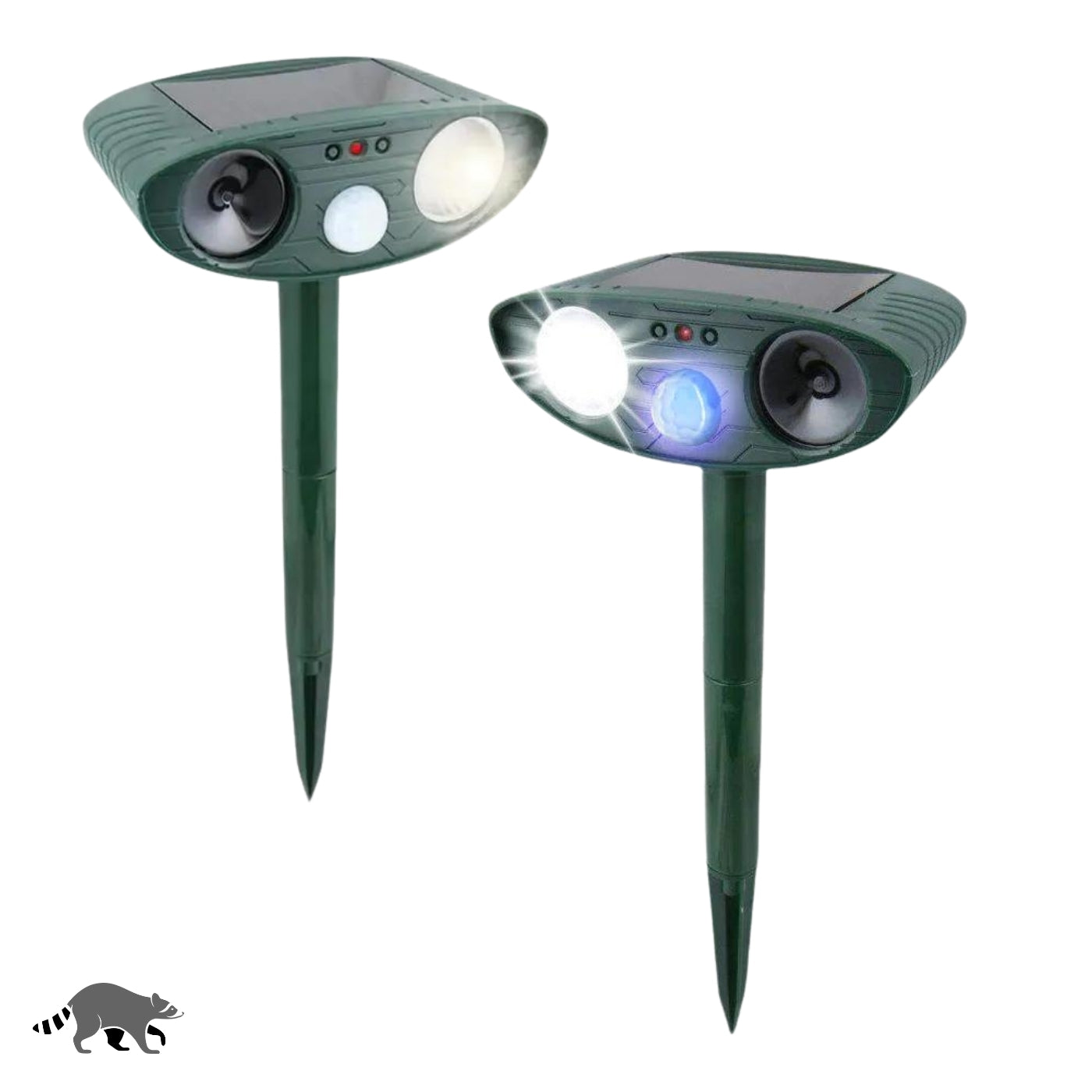 Solar-Powered Ultrasonic Raccoon Repeller